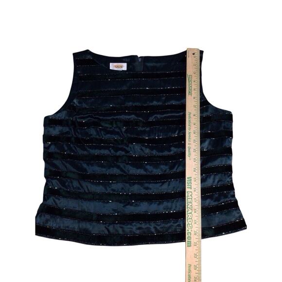 Talbots Sleeveless Top Blouse Shirt - Size 16 - Green - Picture 7 of 8